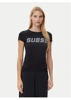 Guess T-Shirt V5GI20 J1314 Czarny Regular Fit ze sklepu MODIVO w kategorii Bluzki damskie - zdjęcie 182745243
