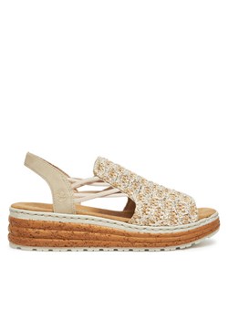 Rieker Sandały 62741-60 Beżowy ze sklepu MODIVO w kategorii Espadryle damskie - zdjęcie 182745310