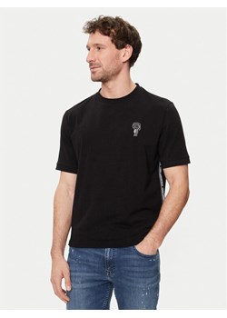 KARL LAGERFELD T-Shirt 755026 542221 Czarny Regular Fit ze sklepu MODIVO w kategorii T-shirty męskie - zdjęcie 182745364