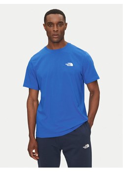 The North Face T-Shirt Simple Dome NF0A87NG Niebieski Regular Fit ze sklepu MODIVO w kategorii T-shirty męskie - zdjęcie 182745374