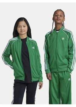 adidas Bluza adicolor SST IY7458 Zielony Regular Fit ze sklepu MODIVO w kategorii Bluzy chłopięce - zdjęcie 182745384