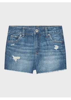 Pepe Jeans Szorty jeansowe Patty Short PG800783MR1 Niebieski Regular Fit ze sklepu MODIVO w kategorii Spodenki dziewczęce - zdjęcie 182745482
