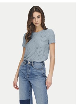 JDY T-Shirt 15158450 Błękitny Regular Fit ze sklepu MODIVO w kategorii Bluzki damskie - zdjęcie 182745501