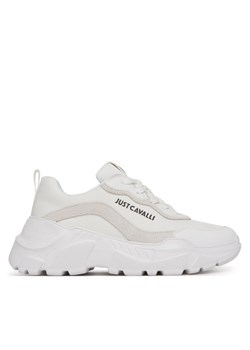Just Cavalli Sneakersy 78RA3SL5 Biały ze sklepu MODIVO w kategorii Buty sportowe damskie - zdjęcie 182745634