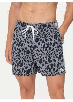 adidas Szorty kąpielowe Essentials 3-Stripes Animal CLX IS1559 Szary Regular Fit ze sklepu MODIVO w kategorii Kąpielówki - zdjęcie 182745763