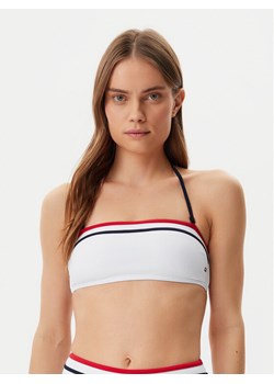Tommy Hilfiger Góra od bikini UW0UW05873 Biały ze sklepu MODIVO w kategorii Stroje kąpielowe - zdjęcie 182745771