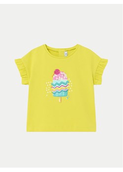 Mayoral T-Shirt 1013 Żółty Regular Fit ze sklepu MODIVO w kategorii Bluzki dziewczęce - zdjęcie 182745854