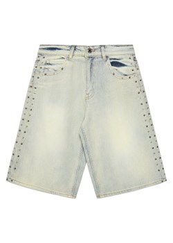 Guess Szorty jeansowe J5GD09 D45E0 Niebieski Regular Fit ze sklepu MODIVO w kategorii Spodenki chłopięce - zdjęcie 182745912