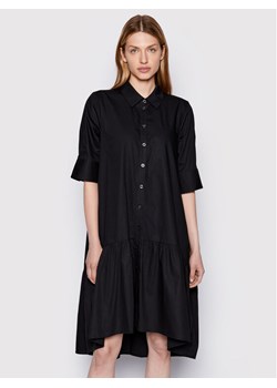 Gestuz Sukienka koszulowa Avaligz 10906320 Czarny Loose Fit ze sklepu MODIVO w kategorii Sukienki - zdjęcie 182745962