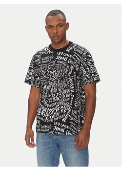Versace Jeans Couture T-Shirt 78GAH6R0 Czarny Regular Fit ze sklepu MODIVO w kategorii T-shirty męskie - zdjęcie 182746030