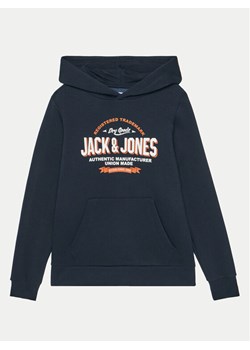 Jack&Jones Junior Bluza 12258823 Granatowy Regular Fit ze sklepu MODIVO w kategorii Bluzy chłopięce - zdjęcie 182746154
