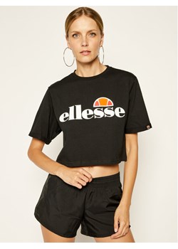 Ellesse T-Shirt Alberta Crop SGS04484 Czarny Regular Fit ze sklepu MODIVO w kategorii Bluzki damskie - zdjęcie 182746233