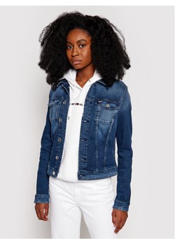 Tommy Jeans Kurtka jeansowa Vivianne DW0DW09219 Granatowy Slim Fit ze sklepu MODIVO w kategorii Kurtki damskie - zdjęcie 182746240