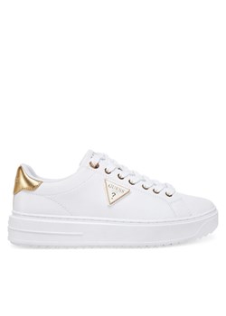Guess Sneakersy FLJD12 LEA12 Biały ze sklepu MODIVO w kategorii Buty sportowe damskie - zdjęcie 182746314