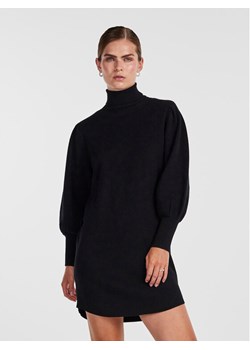 YAS Sukienka dzianinowa 26030696 Czarny Regular Fit ze sklepu MODIVO w kategorii Sukienki - zdjęcie 182746362