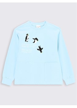 Coccodrillo Bluza ZC2132101WIK Niebieski Regular Fit ze sklepu MODIVO w kategorii Bluzy chłopięce - zdjęcie 182746382