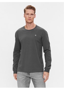 Calvin Klein Jeans Longsleeve Institutional J30J324654 Szary Regular Fit ze sklepu MODIVO w kategorii T-shirty męskie - zdjęcie 182746394