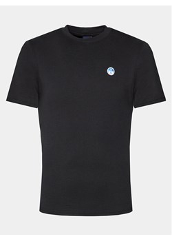 North Sails T-Shirt Bollo 692970 Czarny Regular Fit ze sklepu MODIVO w kategorii T-shirty męskie - zdjęcie 182746404