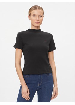 Tommy Hilfiger T-Shirt New Cody WW0WW40586 Czarny Slim Fit ze sklepu MODIVO w kategorii Bluzki damskie - zdjęcie 182746424