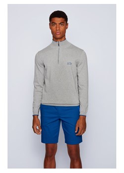 Boss Sweter Ziston W20 50440329 Szary Regular Fit ze sklepu MODIVO w kategorii Swetry męskie - zdjęcie 182746434