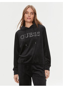 Guess Bluza Couture V4RQ25 KBXI2 Czarny Regular Fit ze sklepu MODIVO w kategorii Bluzy damskie - zdjęcie 182746473
