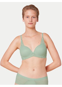 Triumph Biustonosz z fiszbiną Aura Spotlight 10216459 Zielony ze sklepu MODIVO w kategorii Biustonosze - zdjęcie 182746572