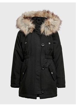 Kids ONLY Parka Giris Fur 15245678 Czarny Regular Fit ze sklepu MODIVO w kategorii Kurtki chłopięce - zdjęcie 182746593