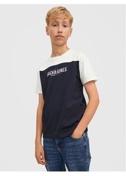 Jack&Jones Junior T-Shirt Dan 12212182 Granatowy Regular Fit ze sklepu MODIVO w kategorii T-shirty chłopięce - zdjęcie 182746681