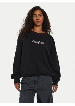 Guess Bluza W4BQ18 KC811 Czarny Regular Fit ze sklepu MODIVO w kategorii Bluzy damskie - zdjęcie 182746731