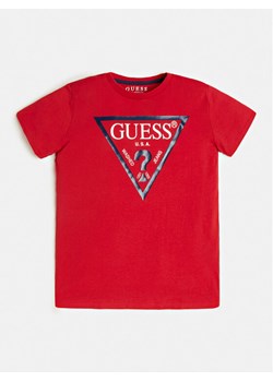 Guess T-Shirt L73I55 K8HM0 Czerwony Regular Fit ze sklepu MODIVO w kategorii T-shirty chłopięce - zdjęcie 182746771