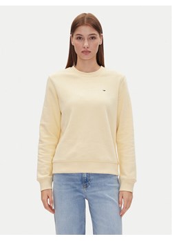 Tommy Jeans Bluza Tjw Reg S Flag Crew DW0DW19959 Żółty Regular Fit ze sklepu MODIVO w kategorii Bluzy damskie - zdjęcie 182746880