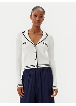 Fracomina Kardigan FR25ST8013K52401 Écru Slim Fit ze sklepu MODIVO w kategorii Swetry damskie - zdjęcie 182746932