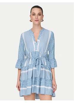 ONLY Sukienka letnia Athena 15219486 Niebieski Regular Fit ze sklepu MODIVO w kategorii Sukienki - zdjęcie 182746964