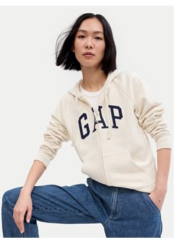 Gap Bluza 463503-16 Écru Regular Fit ze sklepu MODIVO w kategorii Bluzy damskie - zdjęcie 182746980