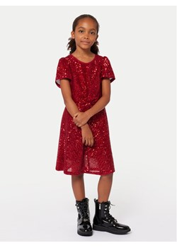 MICHAEL KORS KIDS Sukienka elegancka R30168 D Czerwony Regular Fit ze sklepu MODIVO w kategorii Sukienki dziewczęce - zdjęcie 182747103