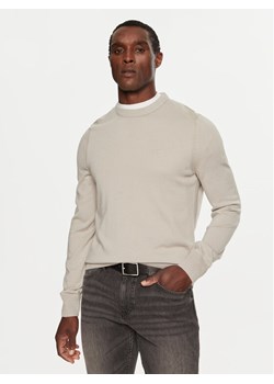 Boss Sweter Avac_C 50501762 Beżowy Regular Fit ze sklepu MODIVO w kategorii Swetry męskie - zdjęcie 182747252