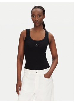 BOSS Top C_Ematite 50547548 Czarny Slim Fit ze sklepu MODIVO w kategorii Bluzki damskie - zdjęcie 182747254