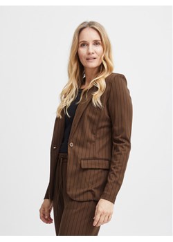 Fransa Marynarka 20610970 Brązowy Regular Fit ze sklepu MODIVO w kategorii Marynarki damskie - zdjęcie 182747270