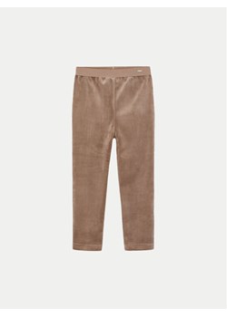 Mayoral Legginsy 712 Brązowy Slim Fit ze sklepu MODIVO w kategorii Spodnie dziewczęce - zdjęcie 182747273