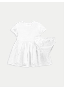 Coccodrillo Sukienka letnia WC4128202GPN Biały Regular Fit ze sklepu MODIVO w kategorii Sukienki niemowlęce - zdjęcie 182747292