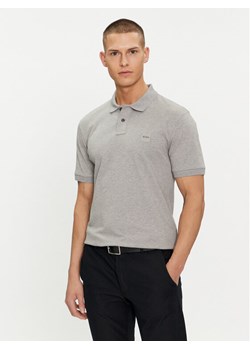Boss Polo Passenger 50507803 Szary Slim Fit ze sklepu MODIVO w kategorii T-shirty męskie - zdjęcie 182747293