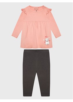 Blue Seven Komplet sukienka i legginsy 966005 Różowy Regular Fit ze sklepu MODIVO w kategorii Komplety niemowlęce - zdjęcie 182747314