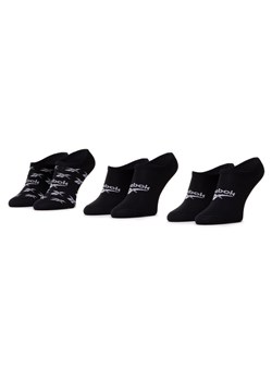 Reebok Zestaw 3 par stopek unisex Cl Fo Invisible Sock 3P GG6679 Czarny ze sklepu MODIVO w kategorii Skarpetki męskie - zdjęcie 182747374