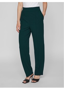 Vila Spodnie materiałowe 14084357 Zielony Wide Leg ze sklepu MODIVO w kategorii Spodnie damskie - zdjęcie 182747471