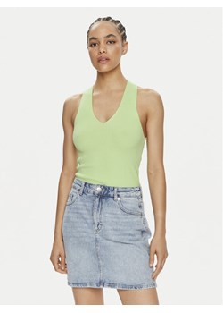 JDY Top Sabrina 15258897 Zielony Slim Fit ze sklepu MODIVO w kategorii Bluzki damskie - zdjęcie 182747481
