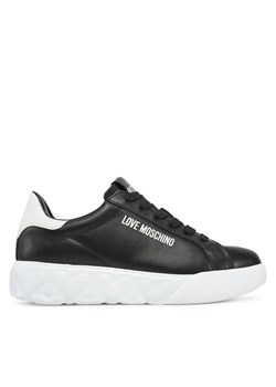 LOVE MOSCHINO Sneakersy JA15034G1MIA100A Czarny - id: 0000304976186 - marki Love Moschino - 182747601 LOVE MOSCHINO Sneakersy JA15034G1MIA100A Czarny ze sklepu MODIVO w kategorii Buty sportowe damskie - zdjęcie 182747601