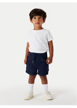 NAME IT Szorty materiałowe Ben 13225803 Granatowy Baggy Fit ze sklepu MODIVO w kategorii Spodenki chłopięce - zdjęcie 182747674