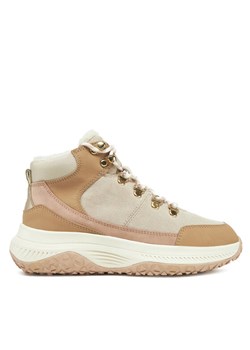 Geox Sneakersy D Oliviera + Grip D36VNC 02232 C5322 Beżowy ze sklepu MODIVO w kategorii Workery damskie - zdjęcie 182747684