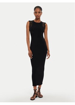 TWINSET Sukienka dzianinowa 242TP3190 Czarny Slim Fit ze sklepu MODIVO w kategorii Sukienki - zdjęcie 182747720