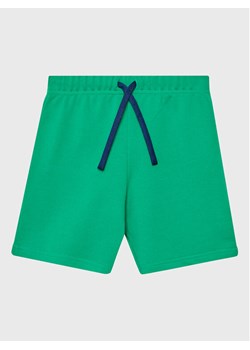 United Colors Of Benetton Szorty sportowe 3J70G900P Zielony Regular Fit ze sklepu MODIVO w kategorii Spodenki niemowlęce - zdjęcie 182747850
